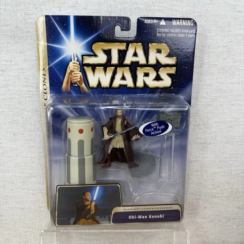 Star Wars Saga Collection Deluxe Figure: Obi-Wan Kenobi (Kamino Confrontation)